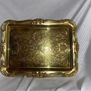 Vintage Copper Craft Brassware Tray